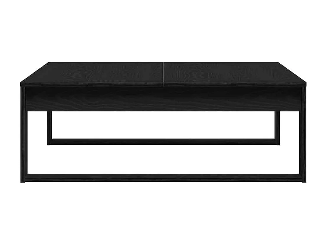 Mesa de centro | Mesa de apoio Carvalho preto 100x100x35 cm