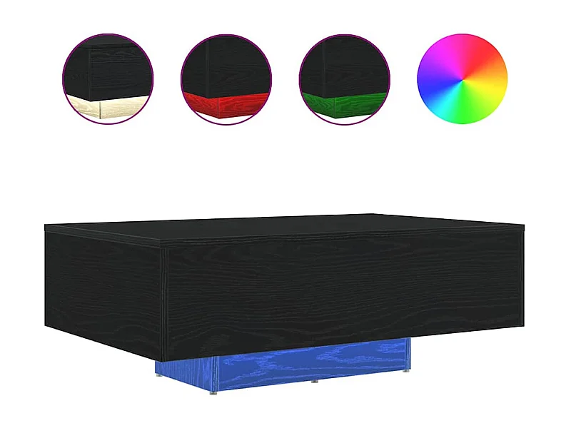 Mesa de centro-Mesa auxiliar-Mesita de centro madera de ingeniería blanco 102x50x52,5 cm SHL2165