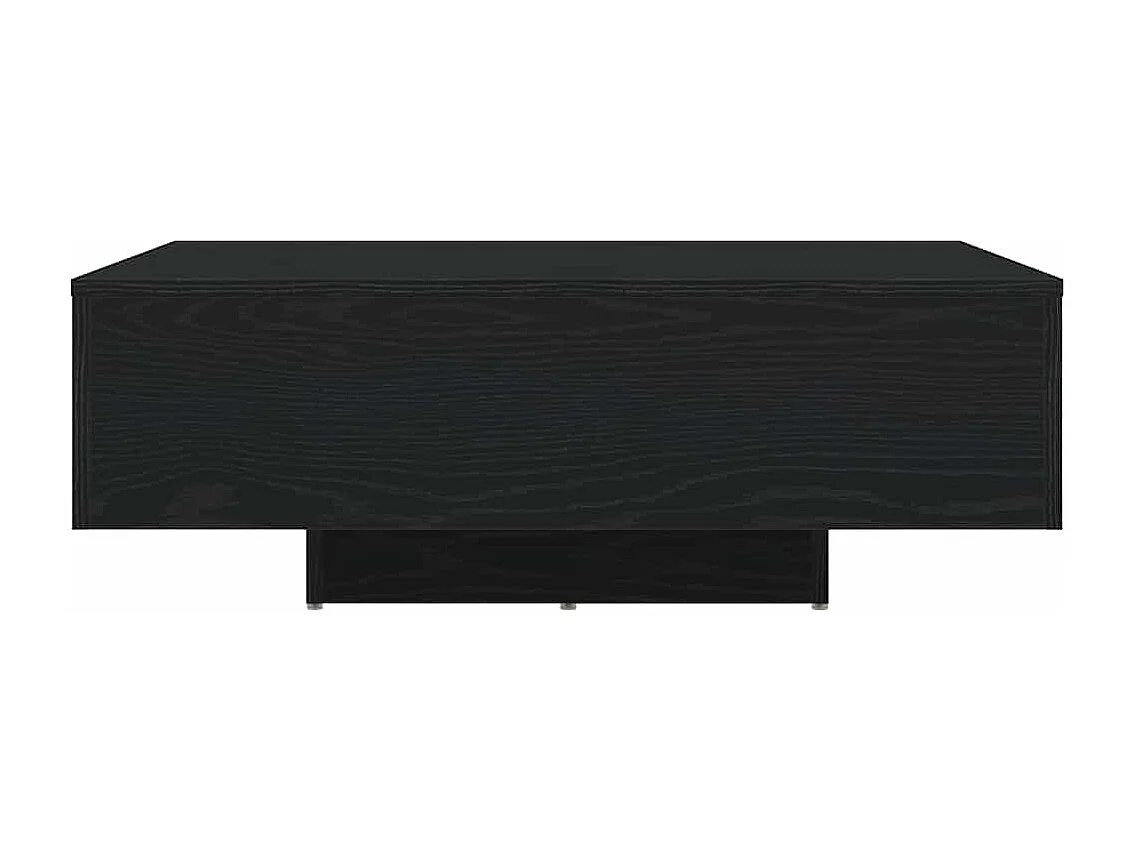 Salontafel | Woonkamertafel | Bijzettafel Zwart eiken 85 x 55 x 31 cm Bewerkt hout