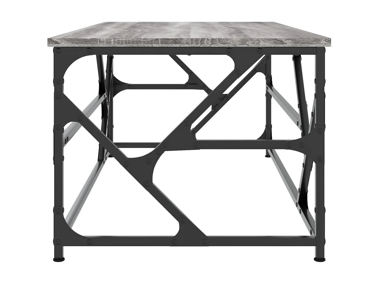 Couchtisch-Wohnzimmertisch-Beistelltische Grau Sonoma 100x50x40 cm Holzwerkstoff SHL26404