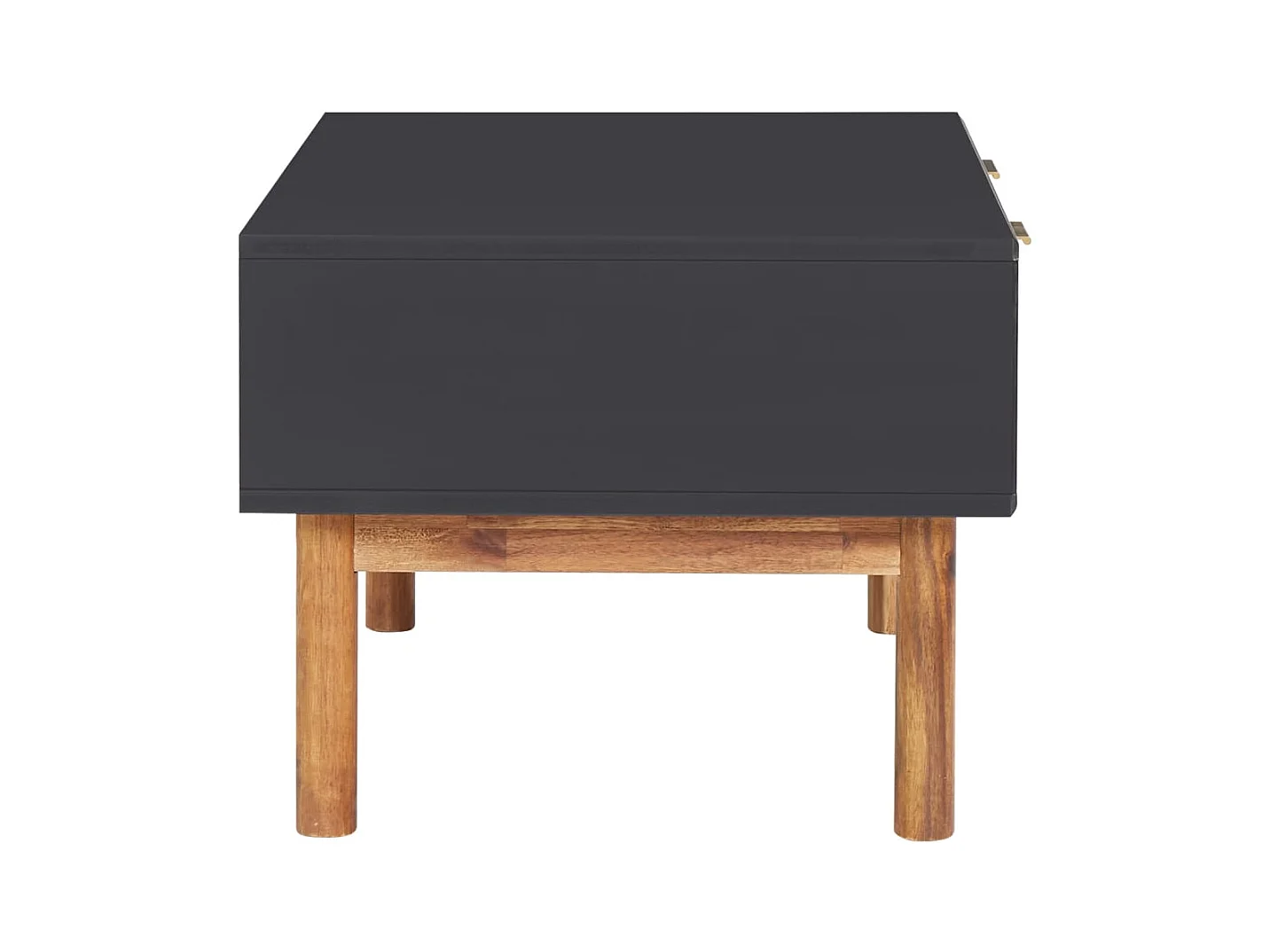 Mesa de centro | Mesa de café | Mesa auxiliar Roble negro 100x50x40 cm Madera contrachapada SHL2179