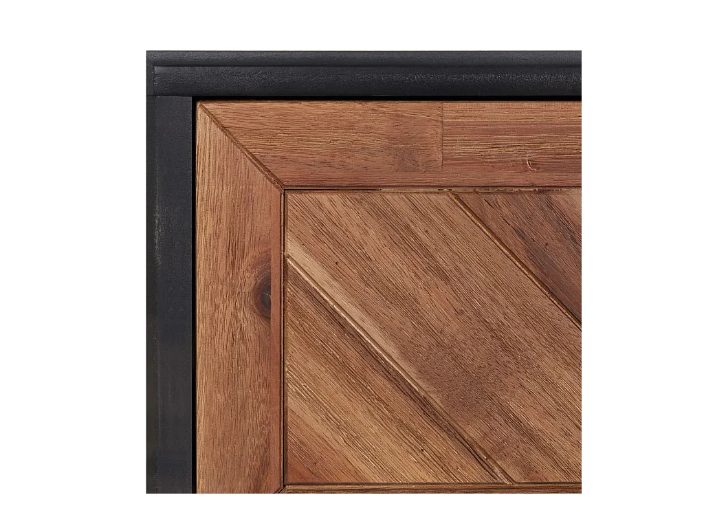 Mesa de centro | Mesa de café | Mesa auxiliar Roble negro 100x50x40 cm Madera contrachapada SHL2179
