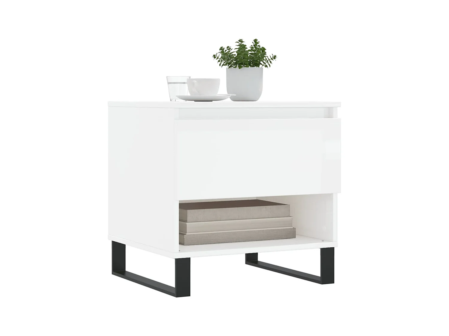 Mesa de centro | Mesa auxiliar multicolor 40x40x35 cm madera maciza reciclada SHL683667