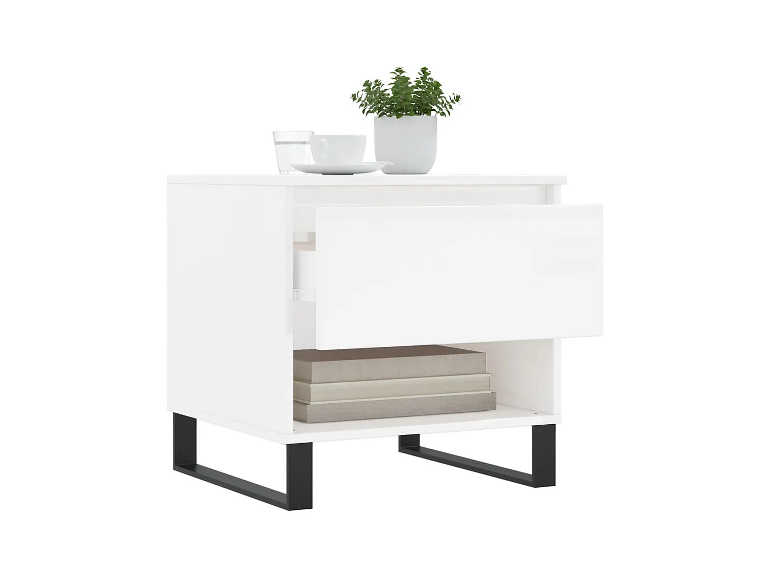 Mesa de centro | Mesa auxiliar multicolor 40x40x35 cm madera maciza reciclada SHL683667