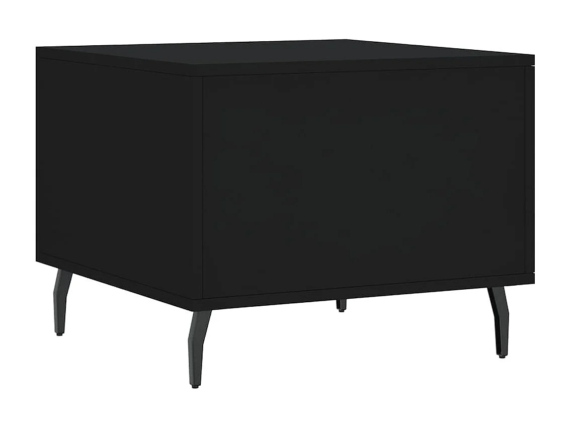 Table basse salon-Table d'appoint Noir 50x50x40 cm Bois d'ingénierie SHL76046