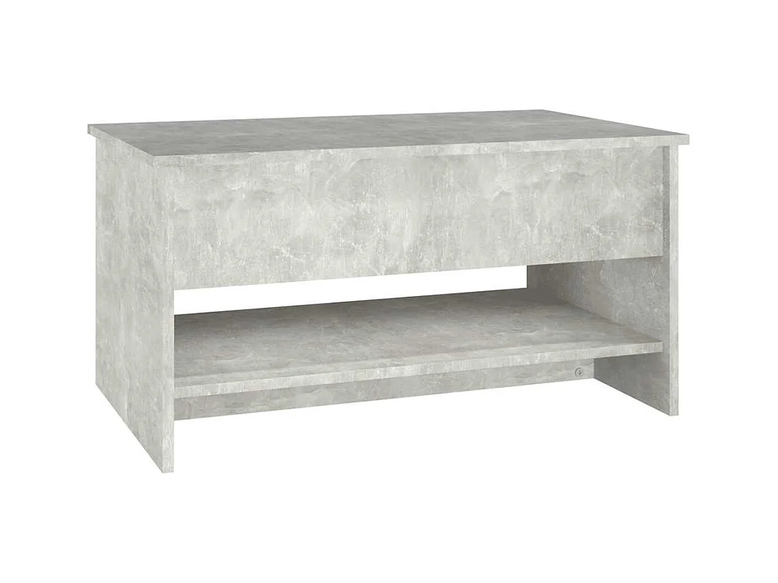 Mesa de centro | Mesa auxiliar de madera maciza de pino blanco 100x50x41 cm SHL4452