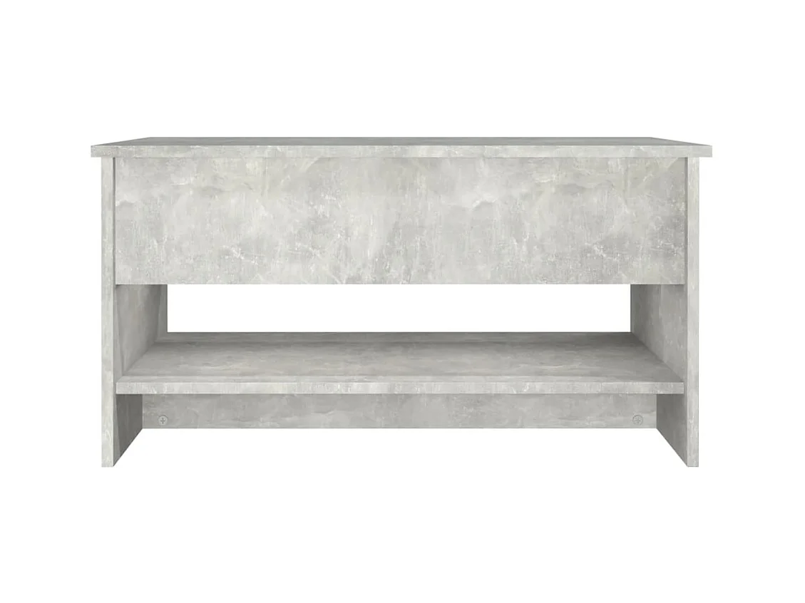 Mesa de centro | Mesa auxiliar de madera maciza de pino blanco 100x50x41 cm SHL4452
