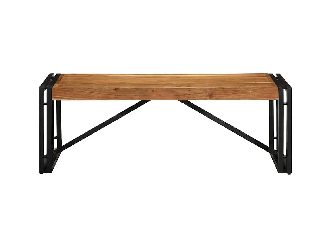 Table basse salon-Table d'appoint 100x50x35 cm bois massif d'acacia SHL77016