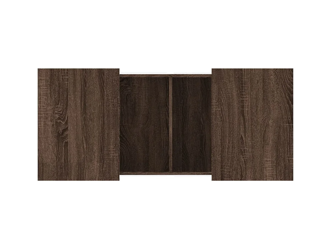 Mesa de centro-Mesa auxiliar de madera maciza de teca 60 cm SHL3723