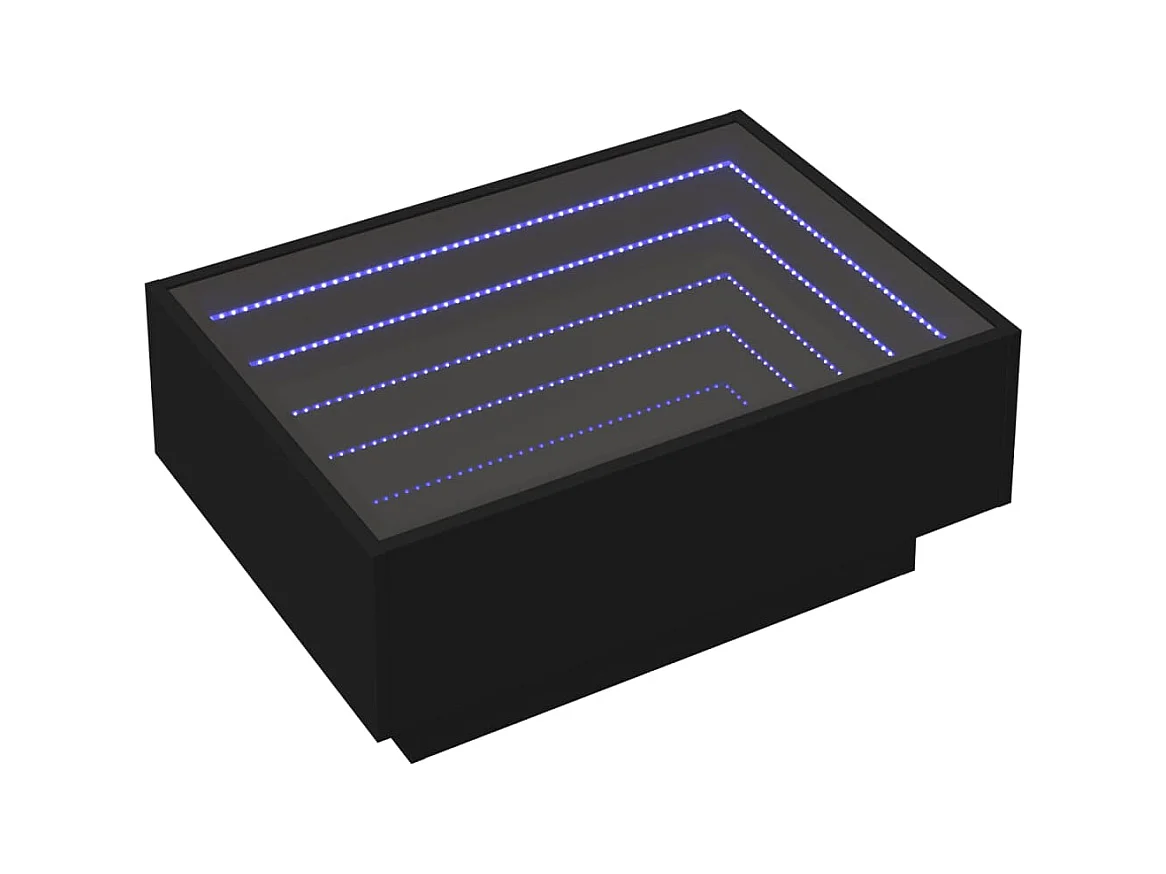 Mesa de centro-Mesa auxiliar madera contrachapada gris hormigón 80x50x36 cm SHL346737