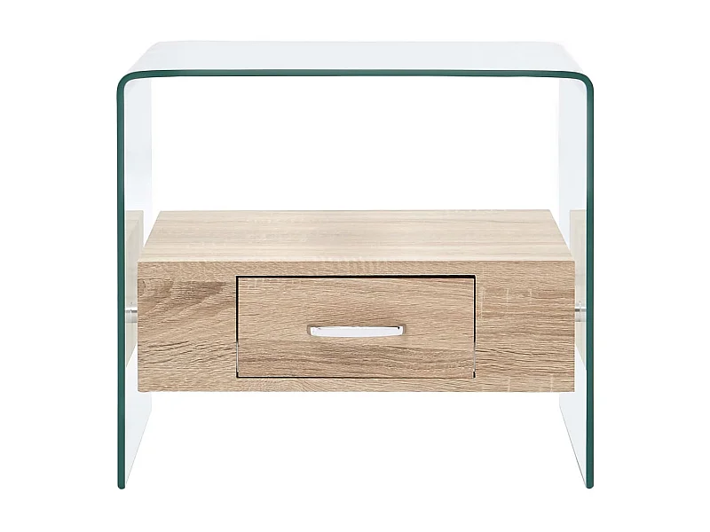 Mesa de centro | Mesa de café | Mesa auxiliar Marrón cera 80x39.5x35 cm SHL382170