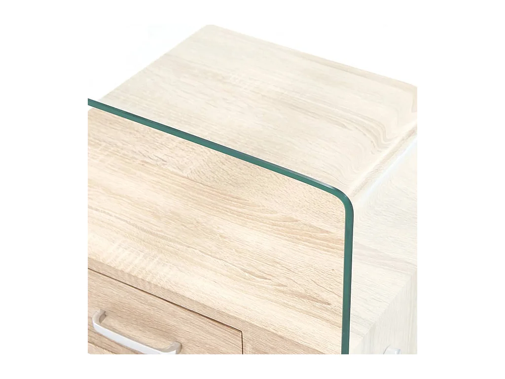 Mesa de centro | Mesa de café | Mesa auxiliar Marrón cera 80x39.5x35 cm SHL382170