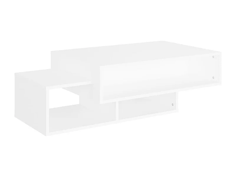 Mesa de centro | Mesa auxiliar de madera ingeniería y metal negro 100x57x35 cm SHL581180