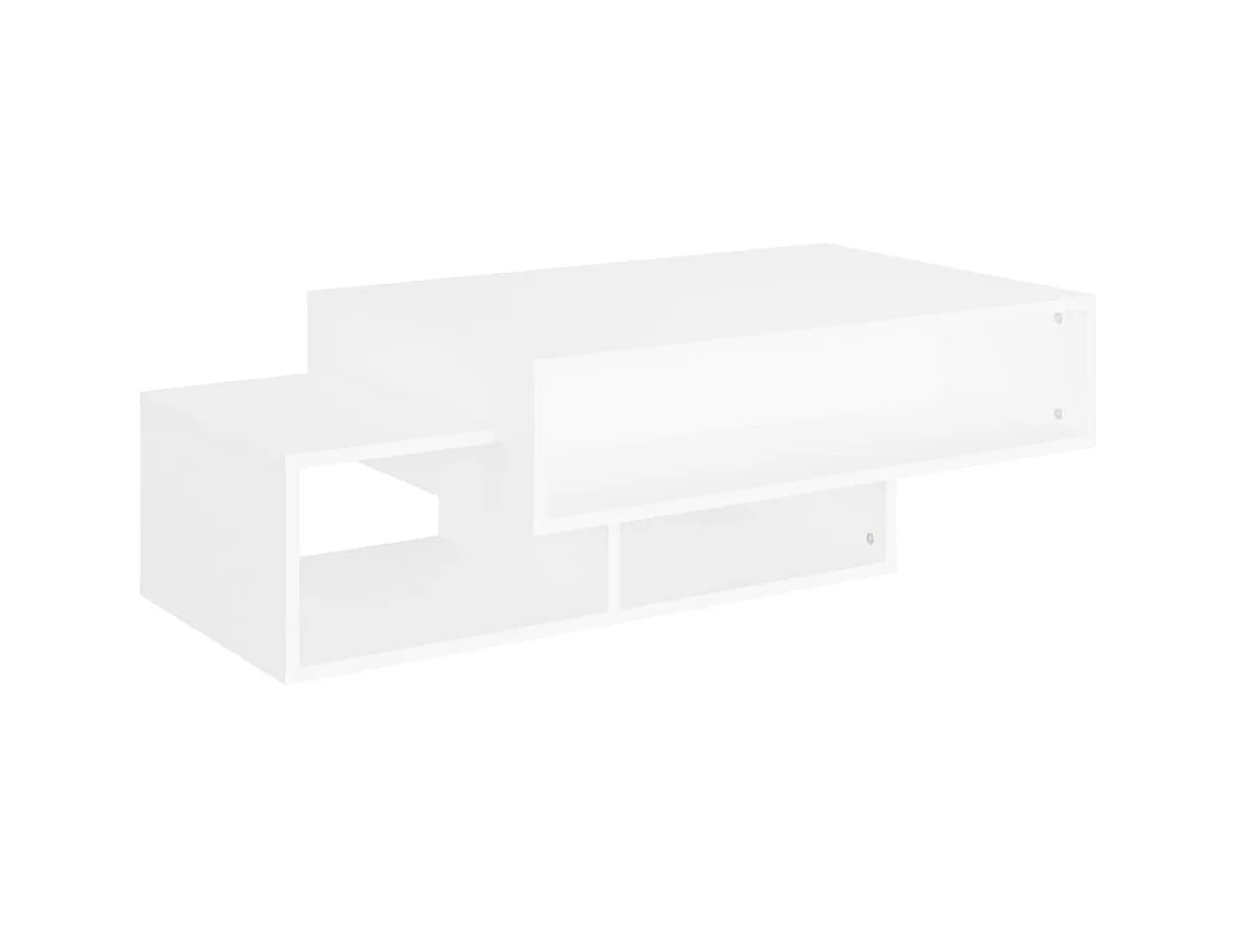 Table basse salon-Table d'appoint Blanc 105x55x32 cm Bois d’ingénierie SHL9340