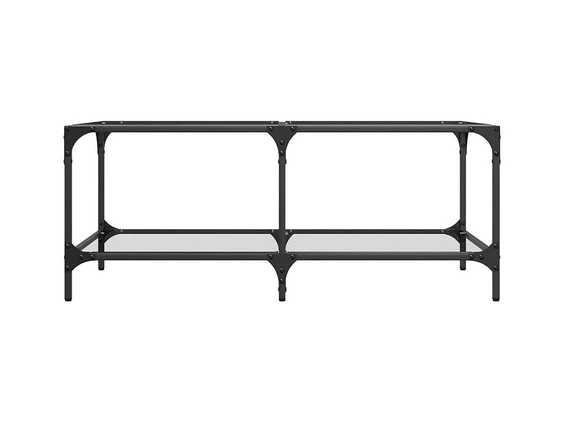 Mesa de centro-Mesa auxiliar estilo cassette madera maciza mango 100x52x45 cm SHL2552