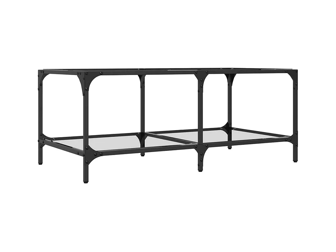 Mesa de centro-Mesa auxiliar estilo cassette madera maciza mango 100x52x45 cm SHL2552