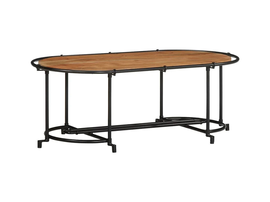 Table basse salon-Table d'appoint 110x55x40 cm bois massif d'acacia SHL1141