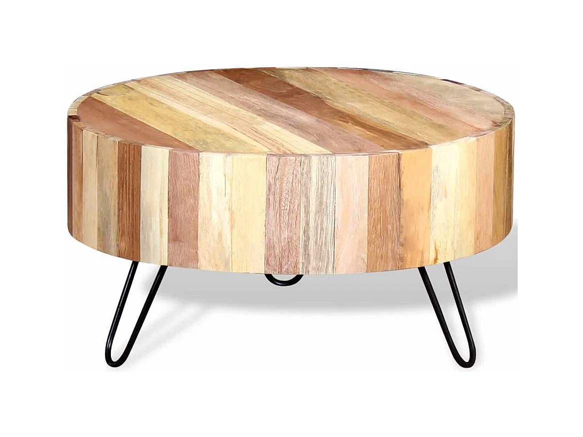 Table basse salon-Table d'appoint Bois de récupération massif SHL36047