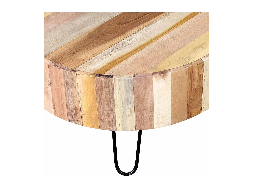Table basse salon-Table d'appoint Bois de récupération massif SHL36047