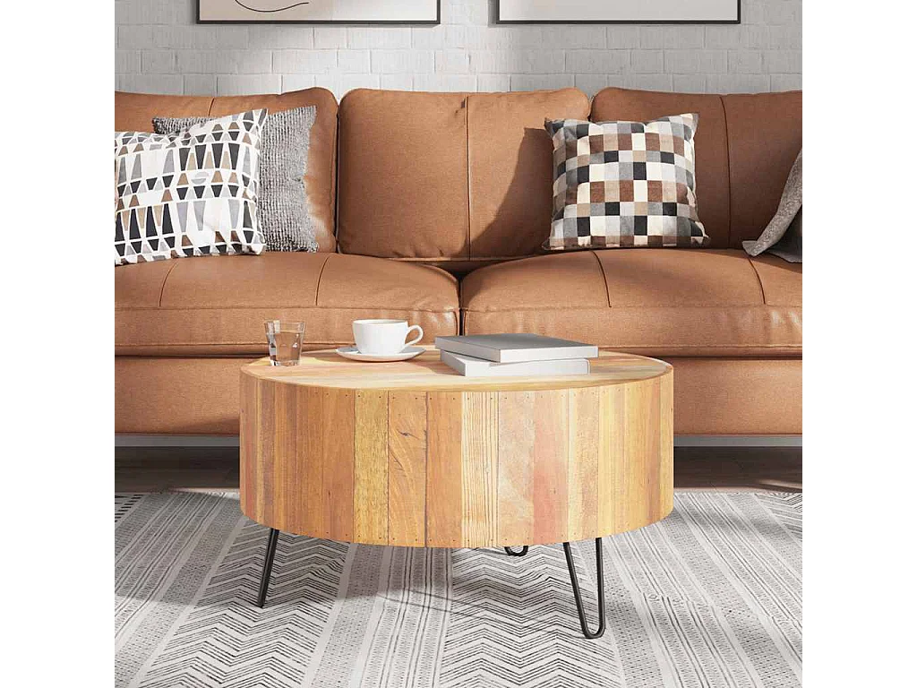 Table basse salon-Table d'appoint Bois de récupération massif SHL36047