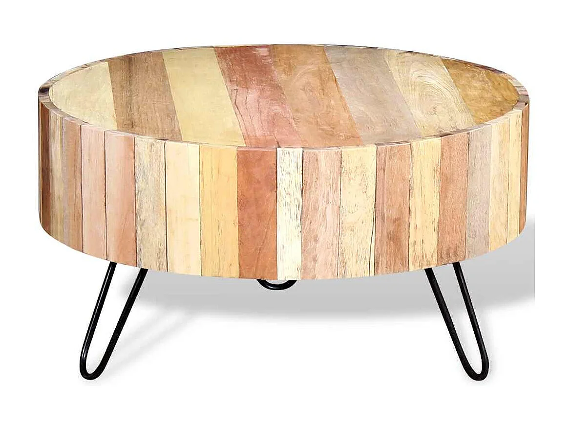 Table basse salon-Table d'appoint Bois de récupération massif SHL36047