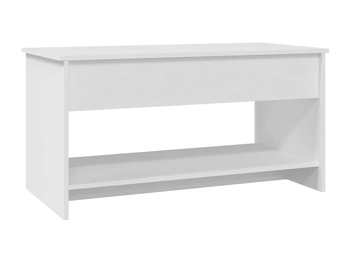 Mesa de centro | Mesa auxiliar de madera maciza de pino 80x50x35 cm SHL568083