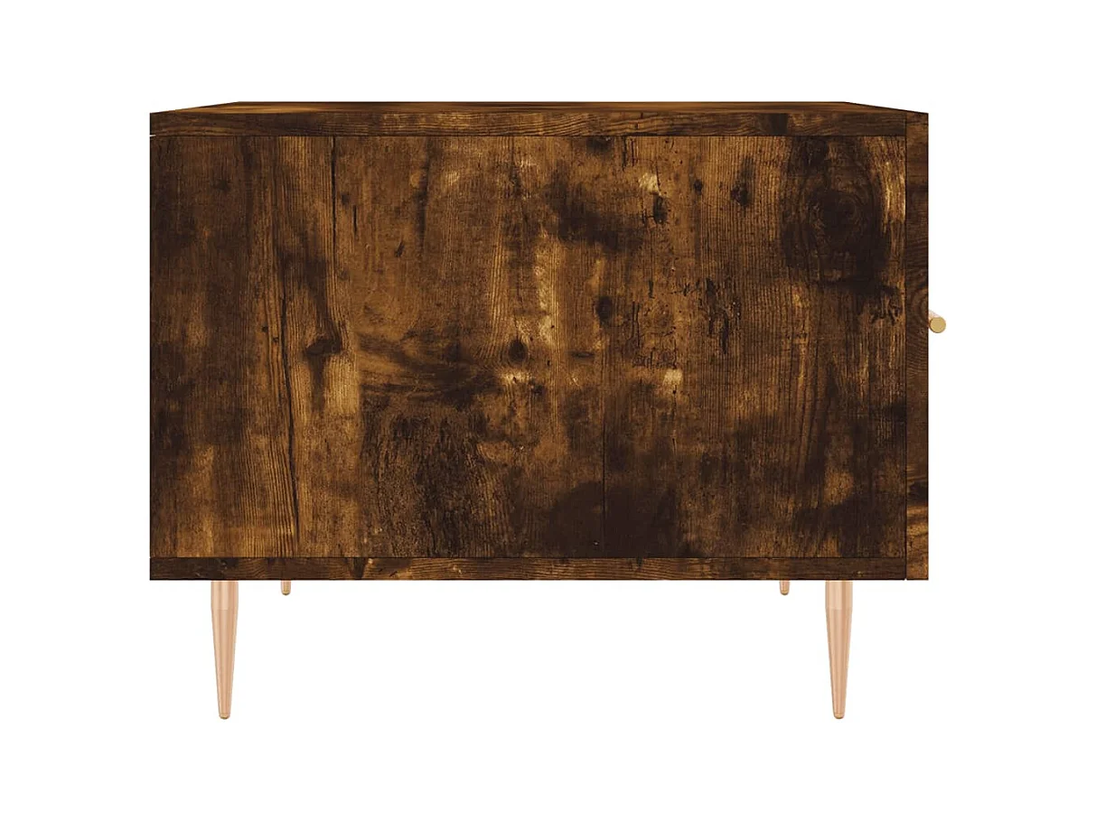 Mesa de centro | Mesa auxiliar madera de ingeniería roble artisan 40x40x30 cm SHL391880