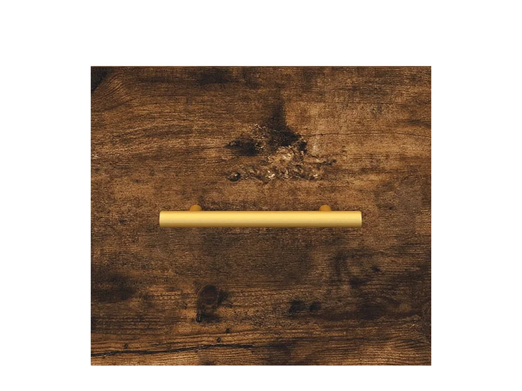 Mesa de centro | Mesa auxiliar madera de ingeniería roble artisan 40x40x30 cm SHL391880