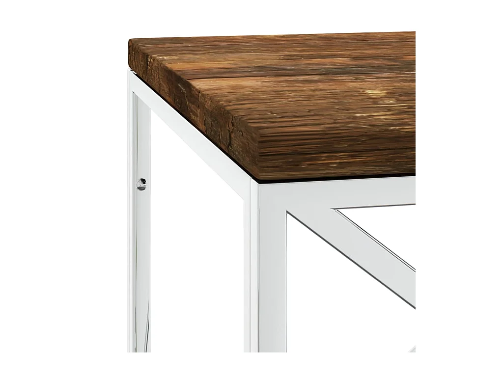 Mesa de centro | Mesa auxiliar con cajones Sonoma gris 100x100x40 cm SHL3006