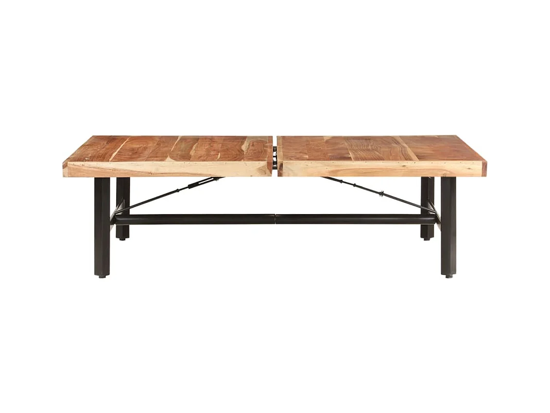 Mesa de centro | Mesa de café | Mesa auxiliar Roble negro 55x55x31 cm Madera contrachapada SHL1688