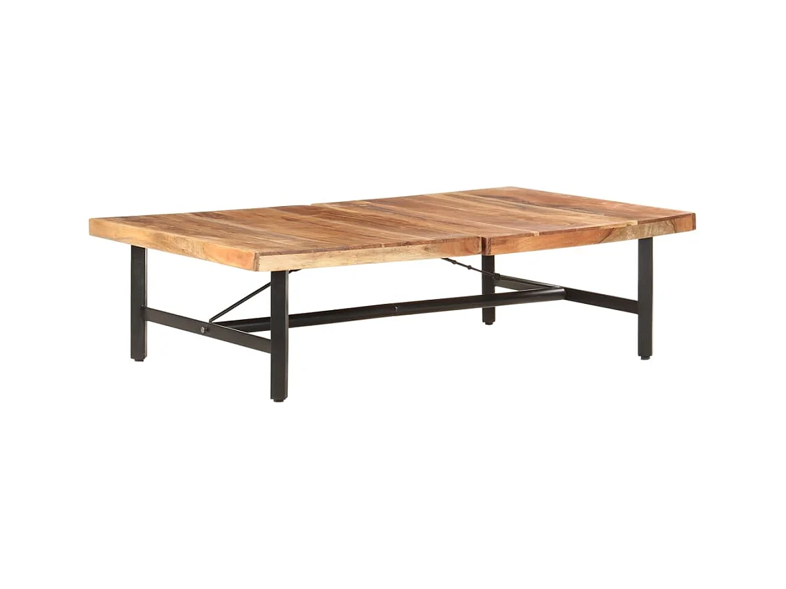 Mesa de centro | Mesa de café | Mesa auxiliar Roble negro 55x55x31 cm Madera contrachapada SHL1688