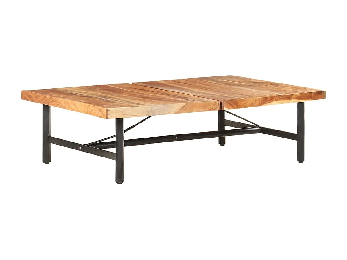 Mesa de centro | Mesa de café | Mesa auxiliar Roble negro 55x55x31 cm Madera contrachapada SHL1688