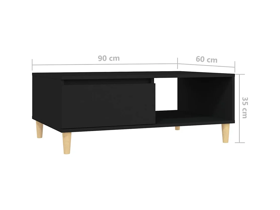Mesa de centro | Mesa auxiliar con luces LED roble Sonoma 50x49x40 cm SHL2323