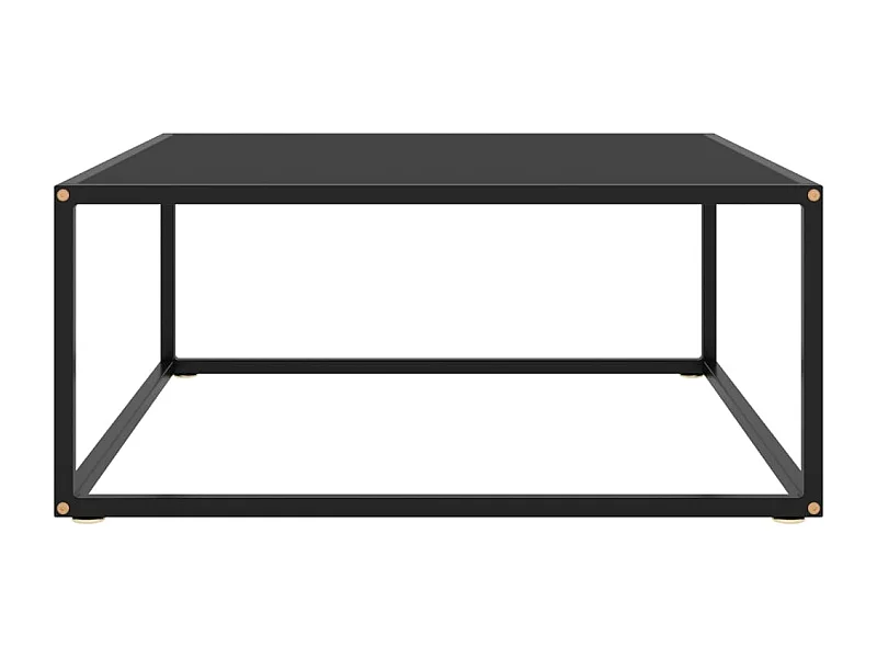 Mesa de centro | Mesa de café | Mesa auxiliar Roble negro 90x50x36.5 cm Madera contrachapada SHL109985