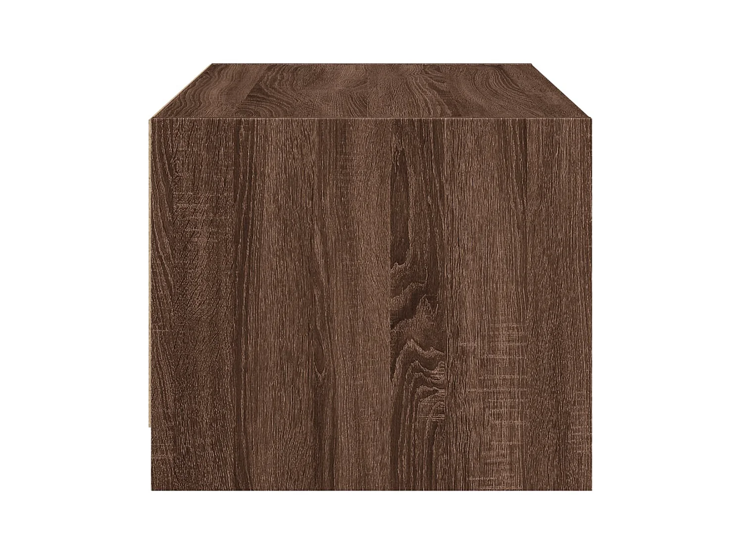 Mesa de centro-Mesa auxiliar de acero inoxidable plateado y madera maciza SHL2116