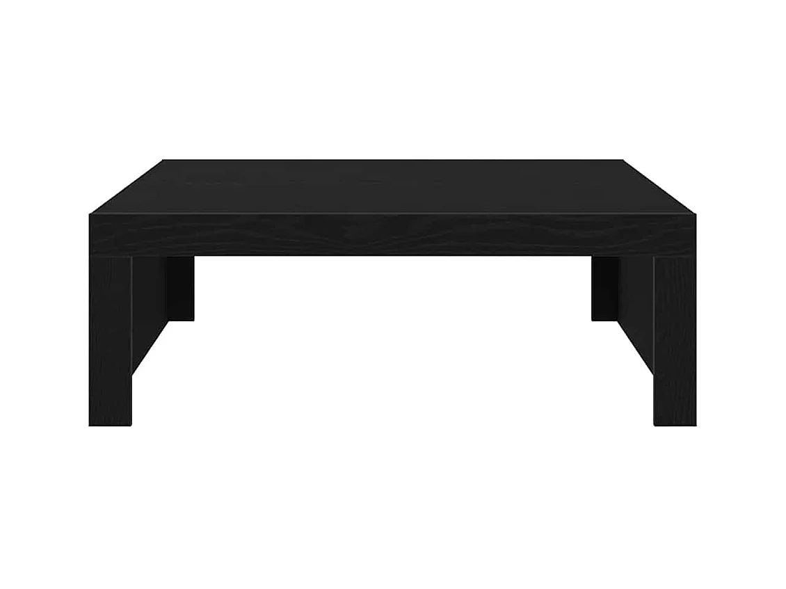 Mesa de centro | Mesa de apoio Carvalho preto 100x100x35 cm
