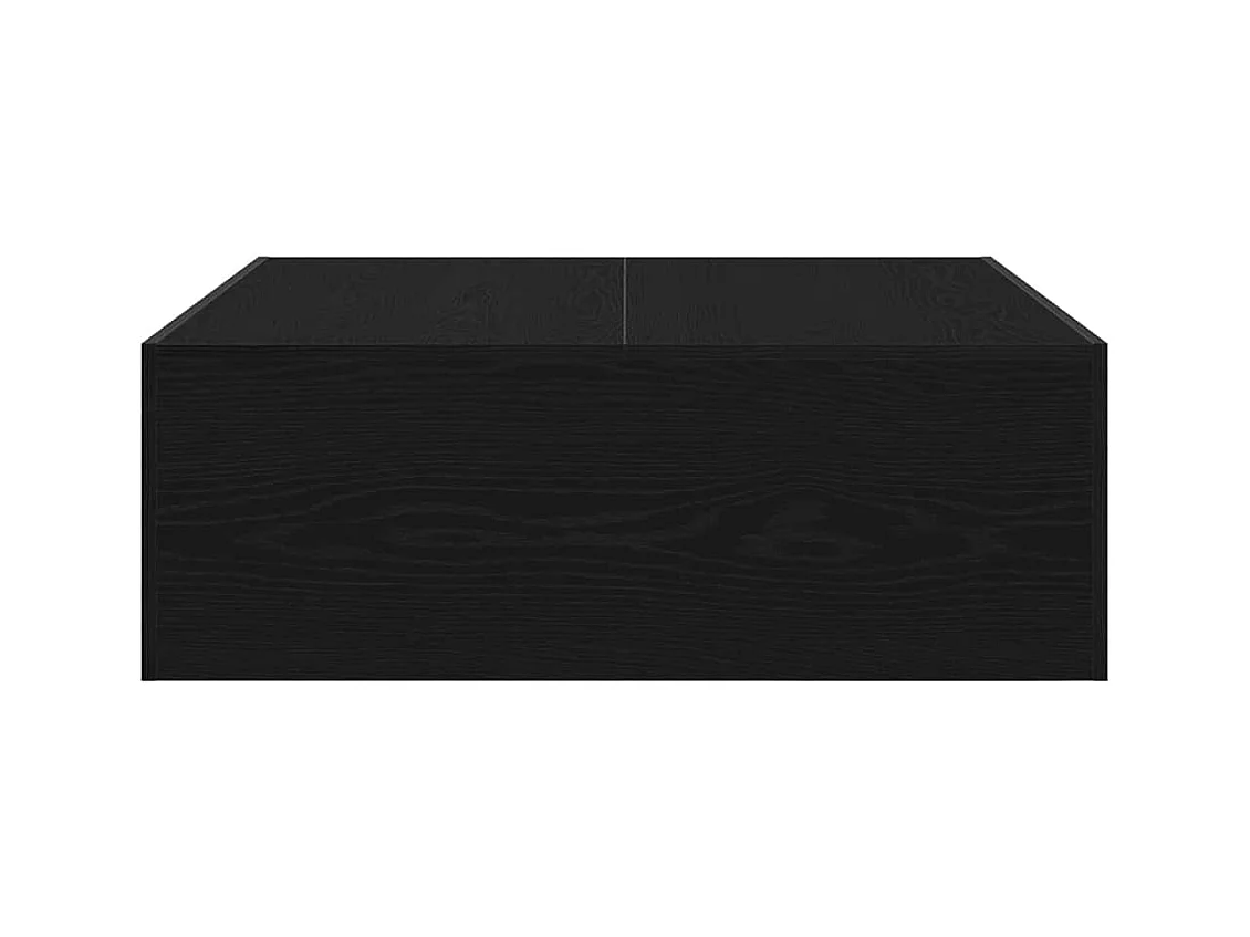 Mesa de centro | Mesa de apoio Carvalho preto 100x100x35 cm