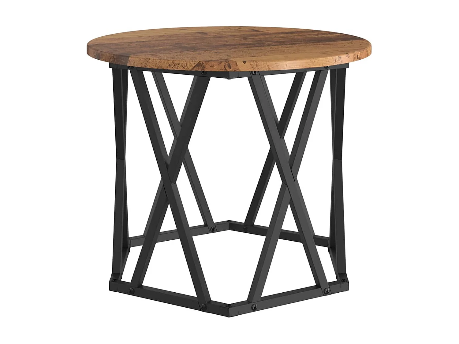 Table d'appoint 2 pcs Bois de récupération 50x50x40 cm SHL32339