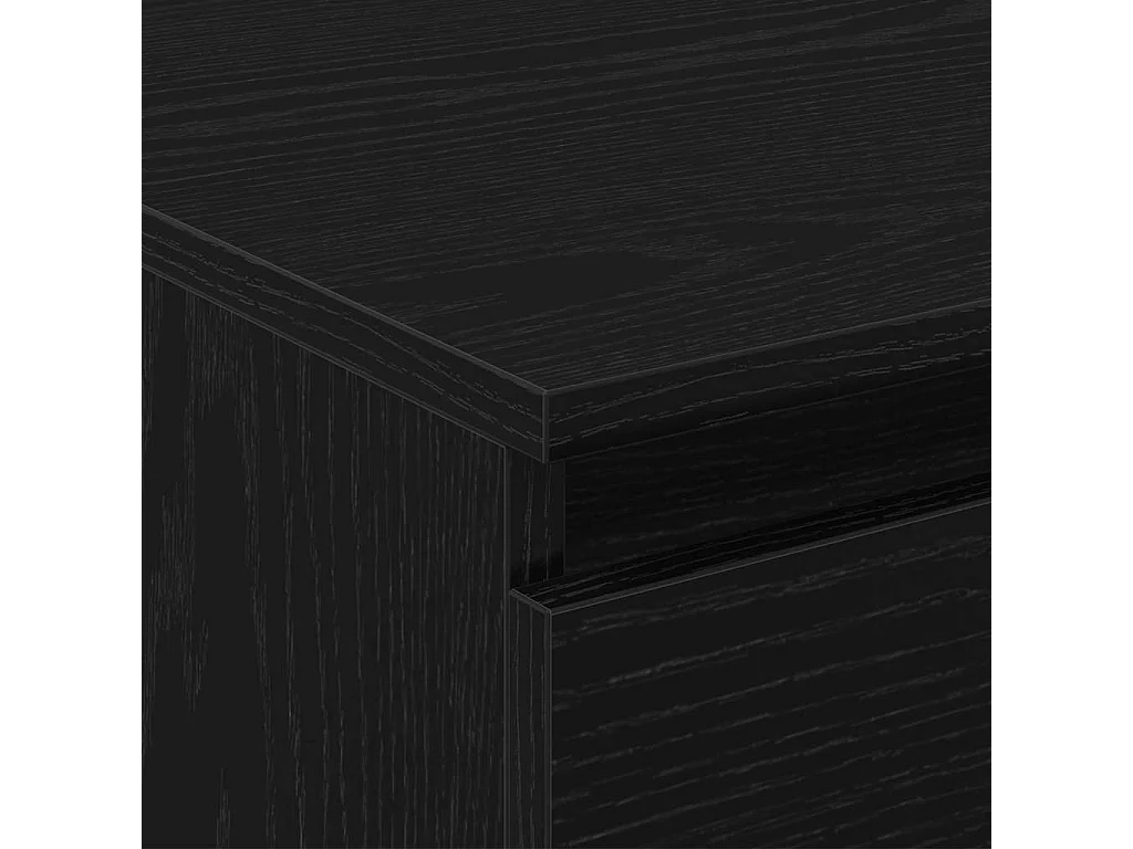 Mesa de centro | Mesa de apoio Mesa de Café with Drawer Carvalho preto 90x50x36.5 cm