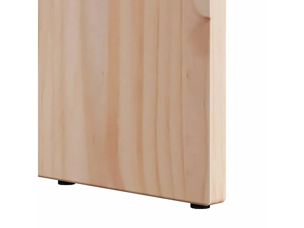 Mesa de centro | Mesa de apoio Natural 50x50x35 cm Madeira de pinho maciça
