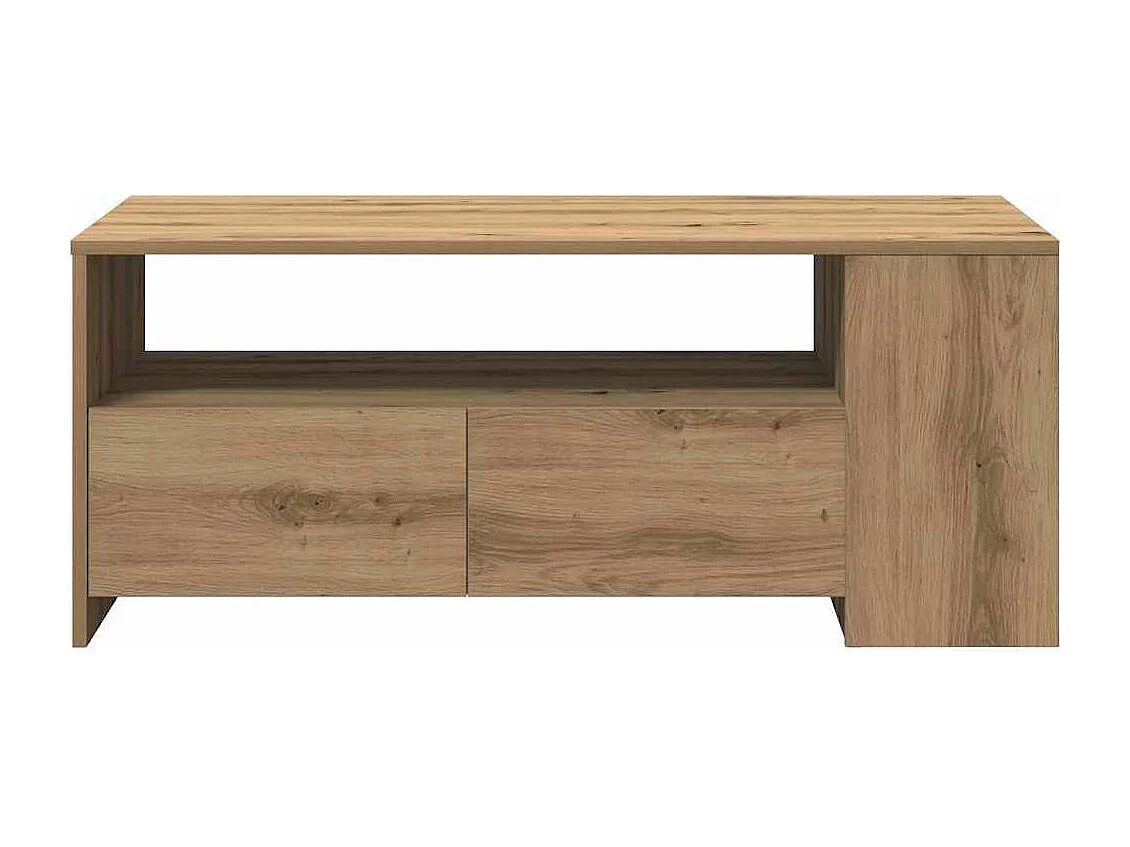 Couchtisch-Wohnzimmertisch-Beistelltische Artisan-Eiche 102x55x43,5 cm Holzwerkstoff SHL70574