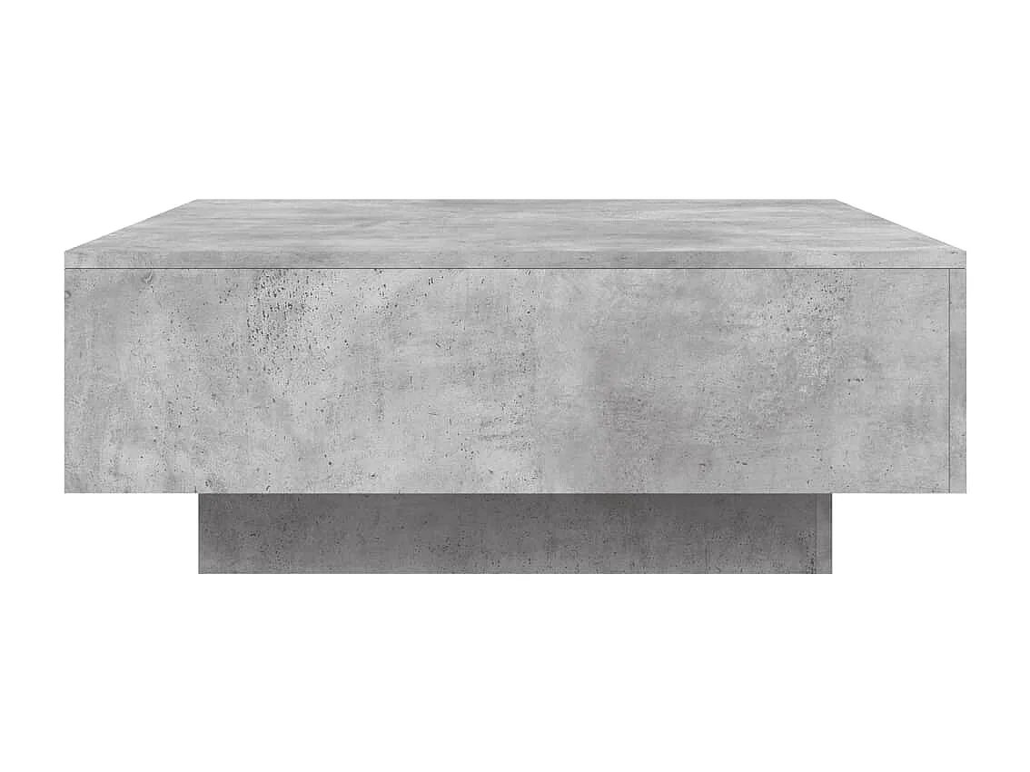 Mesa de centro-Mesa auxiliar de madera de ingeniería negra 102x55x43 cm SHL3913