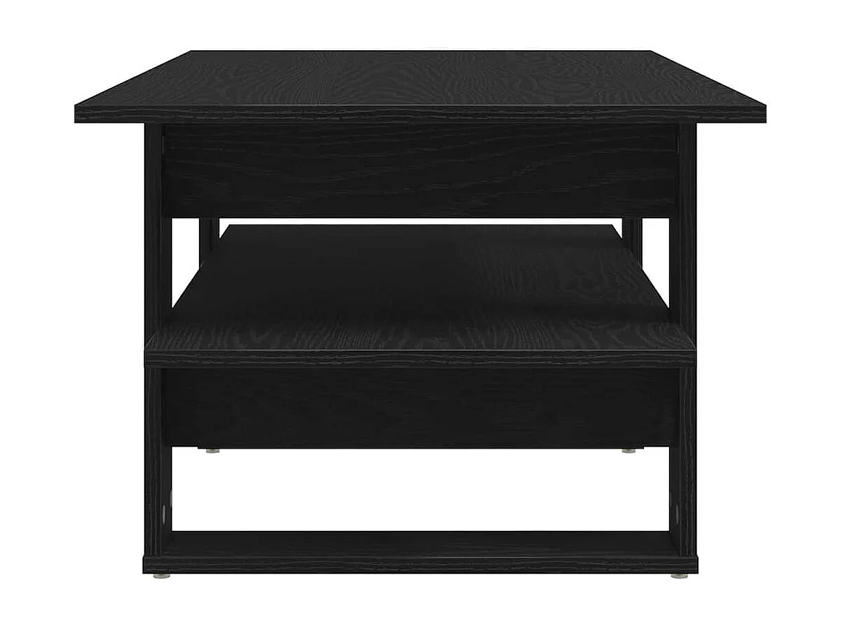 Mesa de centro-Mesa auxiliar-Mesita de centro madera contrachapada blanco 90x60x35 cm SHL2538