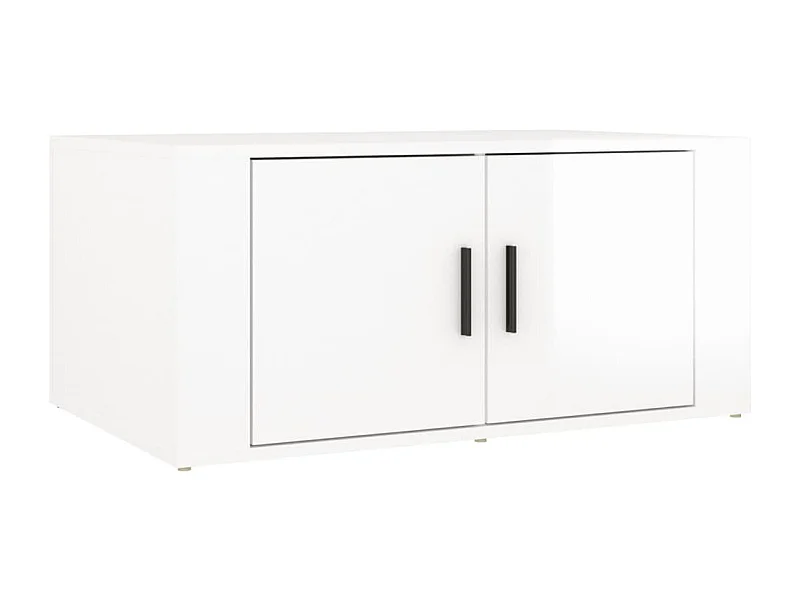 Mesa de centro | Mesa auxiliar madera contrachapada marrón roble 60x50x36,5 cm SHL4342