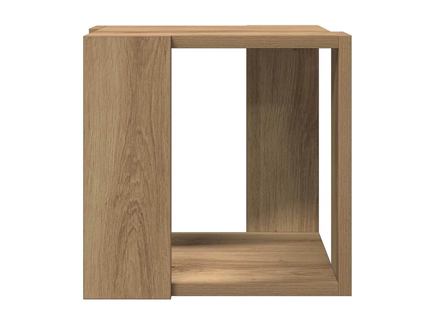 Table basse salon-Table d'appoint Chêne artisan Bois massif 32x32x30 cm Durable SHL14019