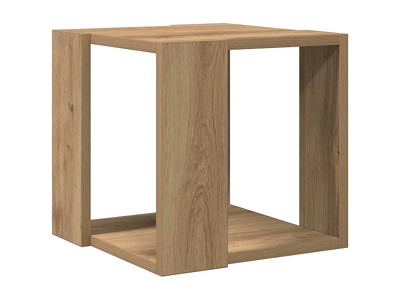 Table basse salon-Table d'appoint Chêne artisan Bois massif 32x32x30 cm Durable SHL14019