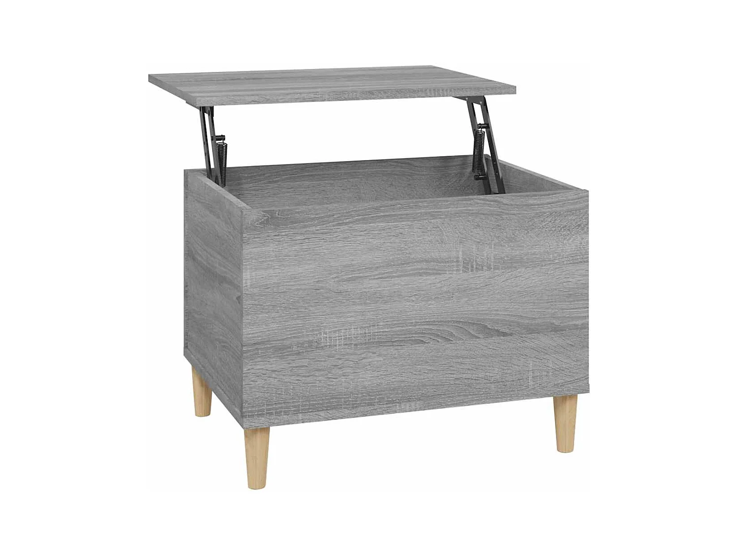 Table basse salon-Table d'appoint Sonoma gris 60x44,5x45 cm Bois d'ingénierie SHL94230