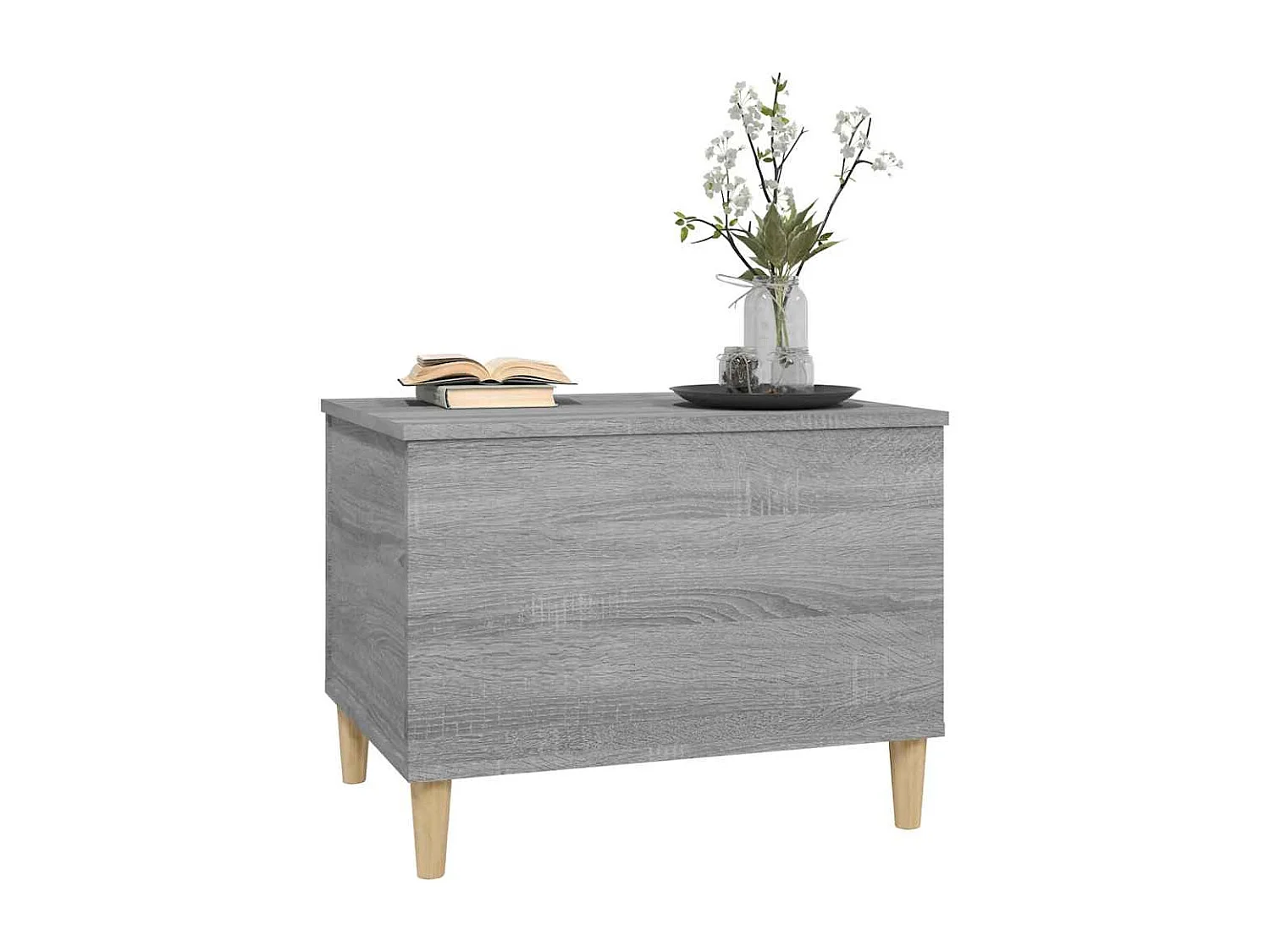 Couchtisch-Wohnzimmertisch-Beistelltische Grau Sonoma 60x44,5x45 cm Holzwerkstoff SHL49220