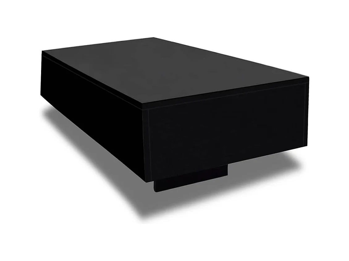 Table basse salon-Table d'appoint Haute brillance Noir SHL79270