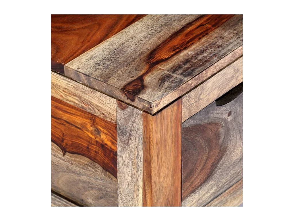 Mesa de centro | Mesa de café | Mesa auxiliar Madera vieja 90x90x28 cm Madera contrachapada SHL4107